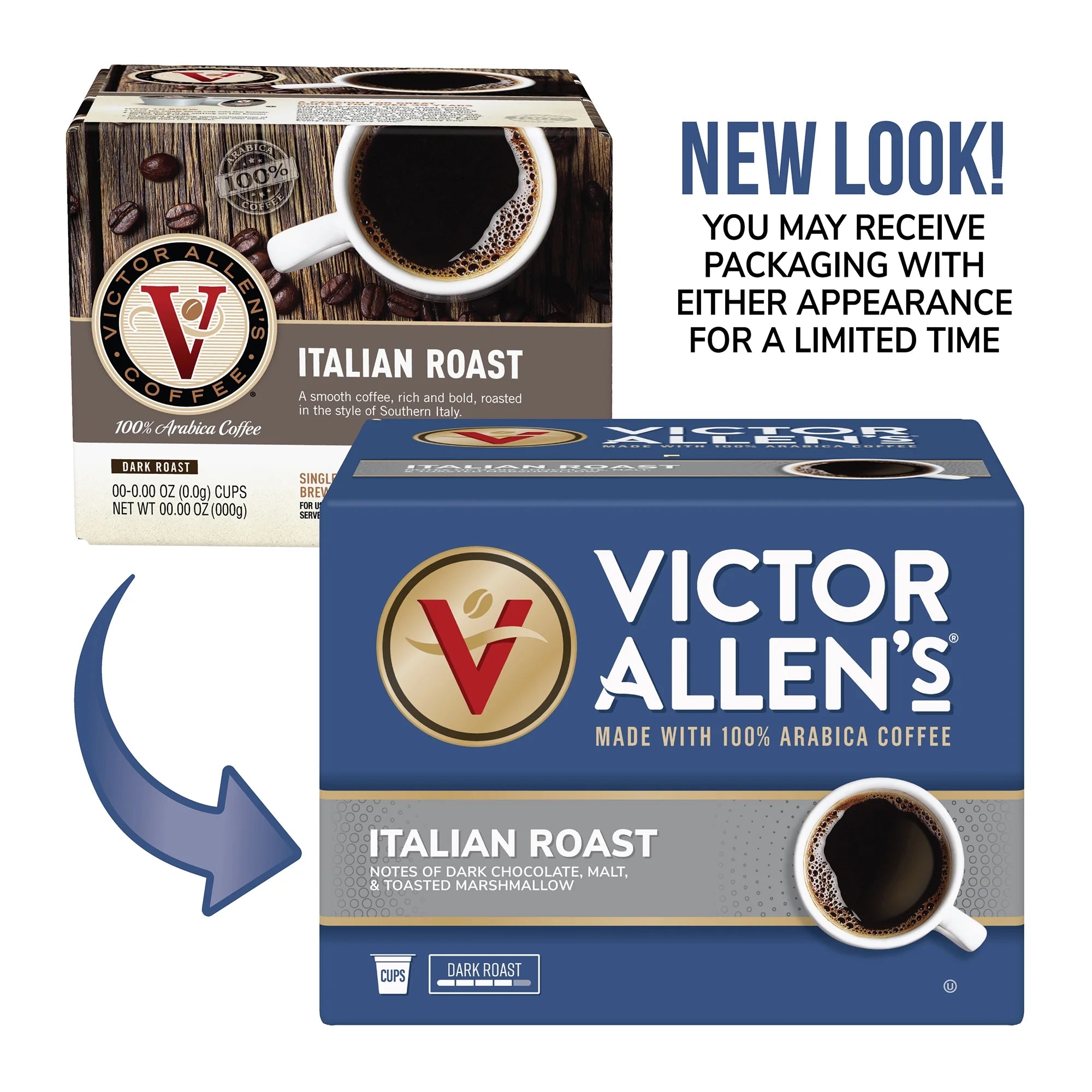 Italian Roast Dark Coffee Pods for Keurig Brewers I251