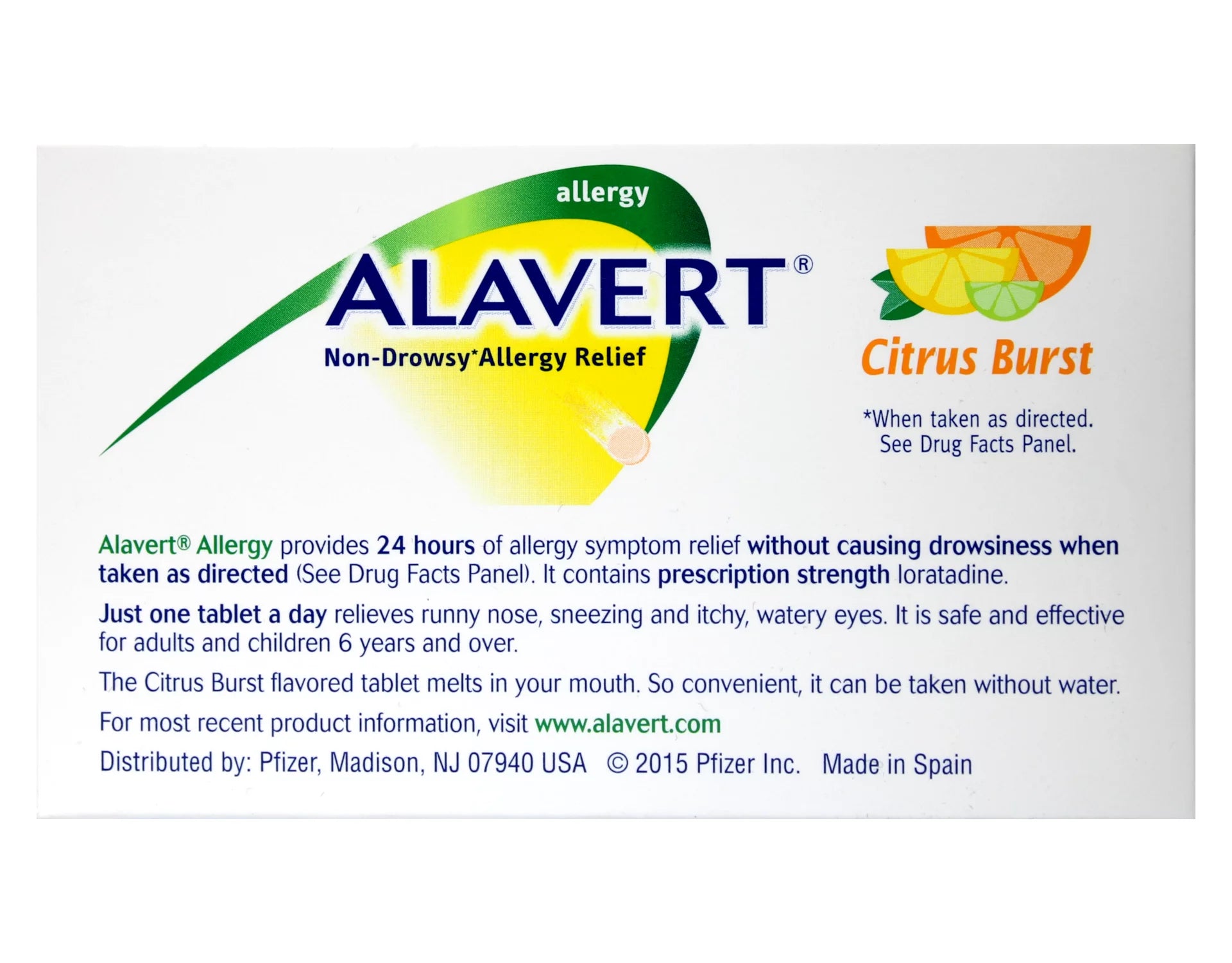 24 Hour Orally Disintegrating Tablets Citrus Burst, 60 Count A369474