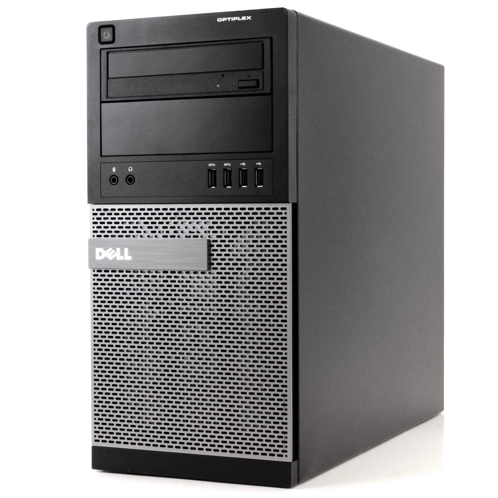 Refurbished Desktop Tower PC, Intel Core i5, 16GB RAM, 128GB SSD + 2TB HDD, WiFi, Bluetooth, DVD, Windows 10 Pro E9800