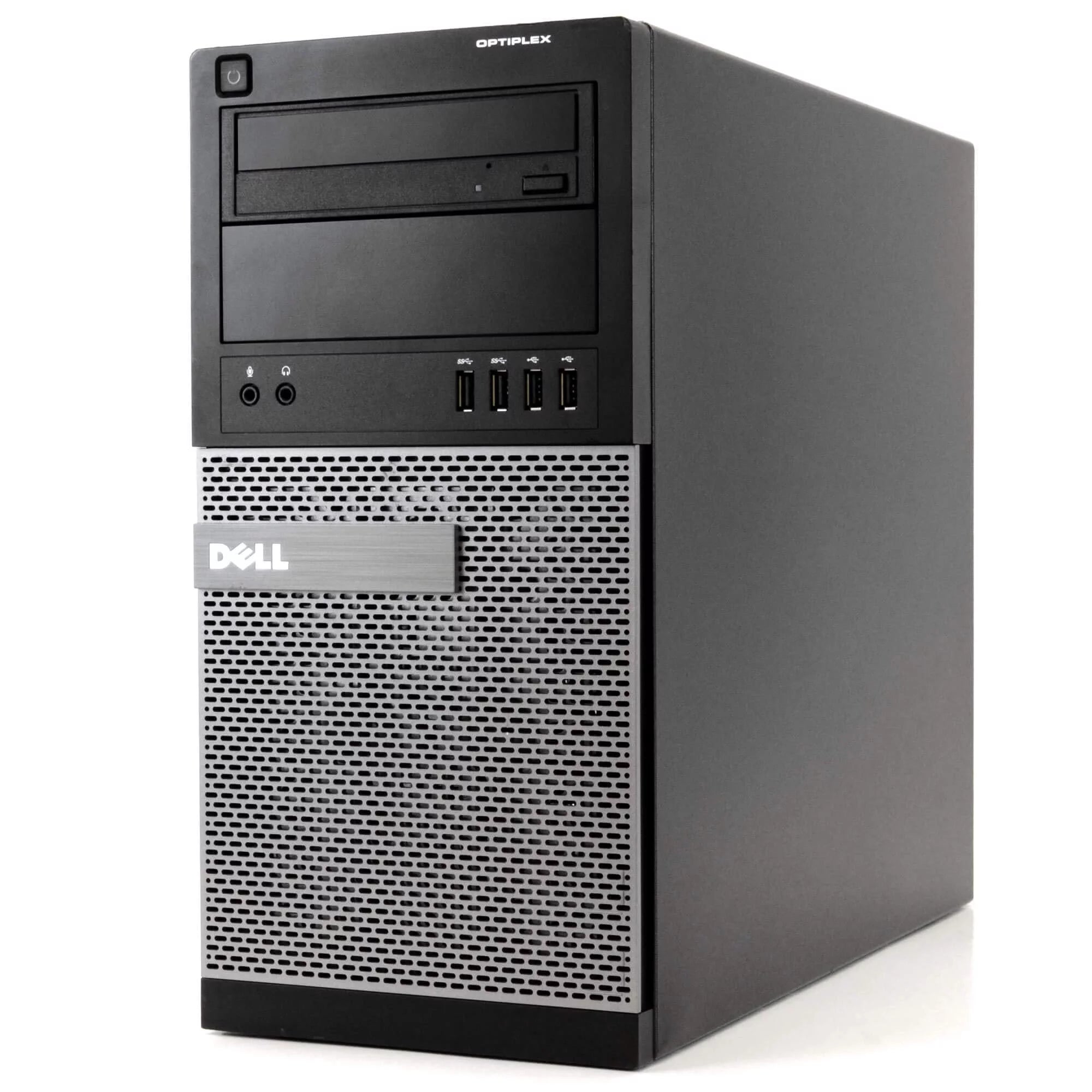 Refurbished Desktop Tower PC, Intel Core i5, 16GB RAM, 128GB SSD + 2TB HDD, WiFi, Bluetooth, DVD, Windows 10 Pro E9800