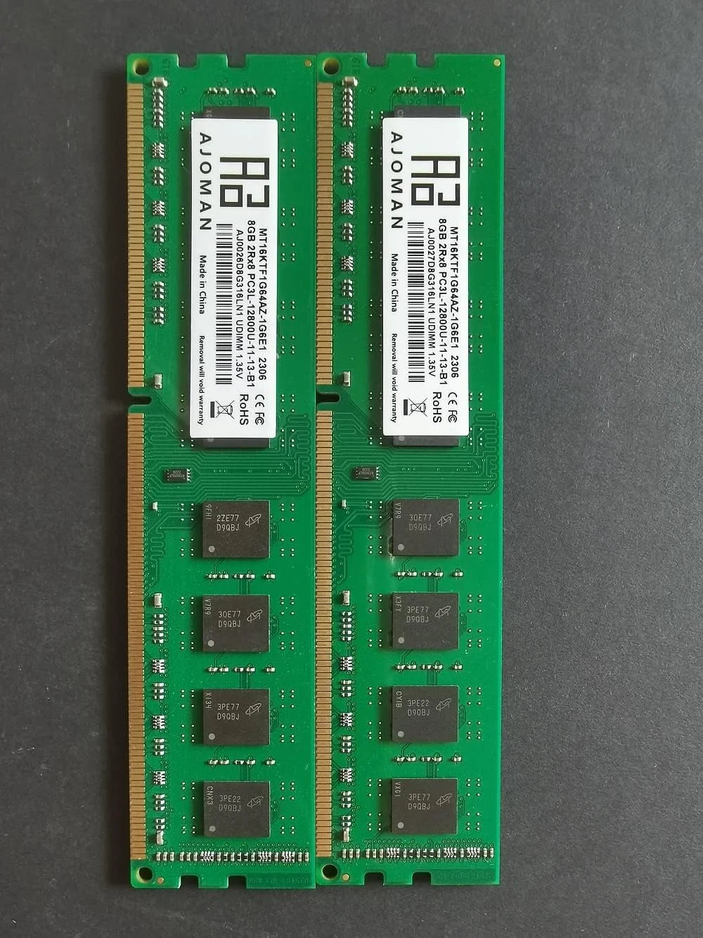 16GB DDR3 1600MHz Desktop RAM Kit C312