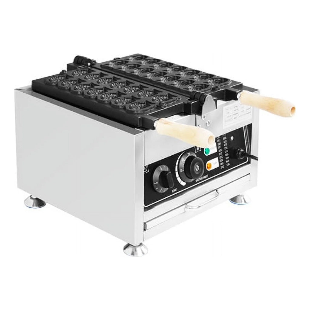Fish Shape Waffle Maker with 14 Mini Pancake Molds M29296