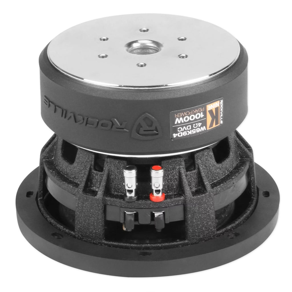 6.5" 1000W Car Audio Subwoofer with Mono Amplifier and Amp Kit U366