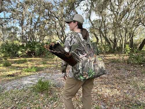 Turkey Hunting Vest with Removable Seat and Game Bag F35686