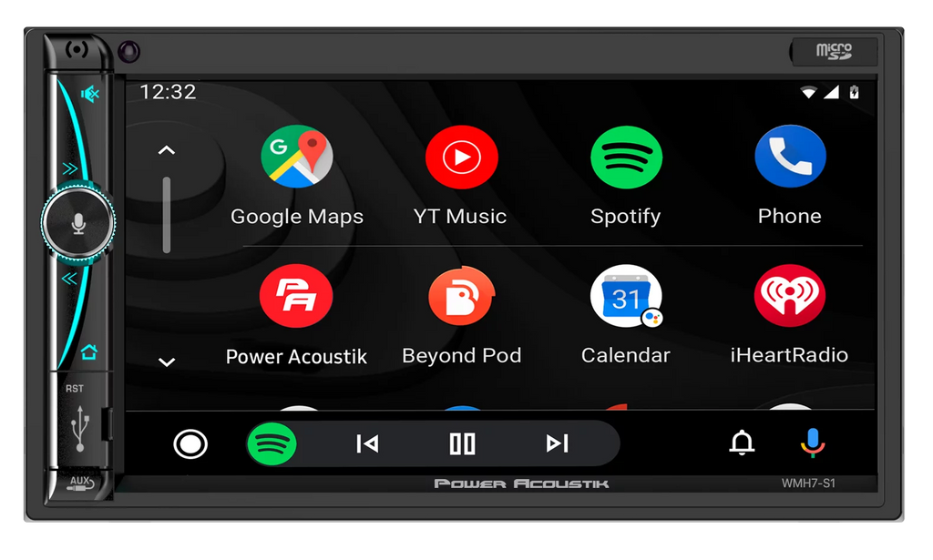 7" Mechless HD LCD Car Stereo with Bluetooth and 6.5" Speakers E5197
