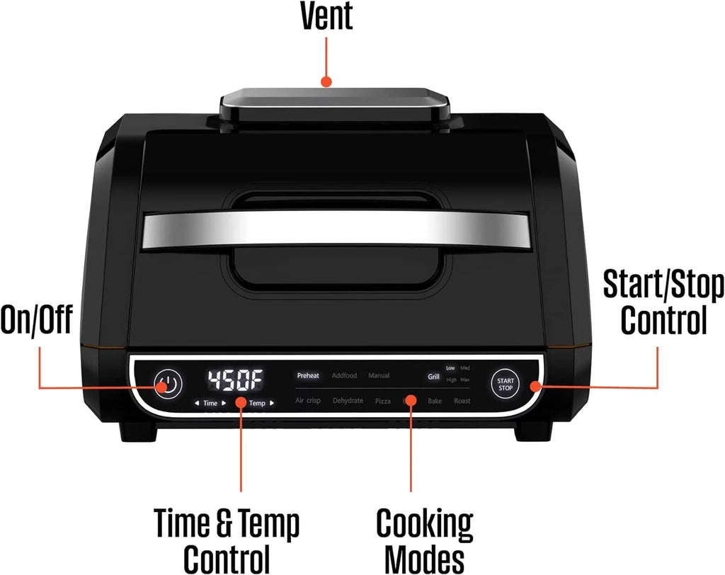 7 in 1 Air Grill - Black H3095