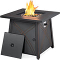 Easyfashion 28" Propane Fire Pit Table, Copper