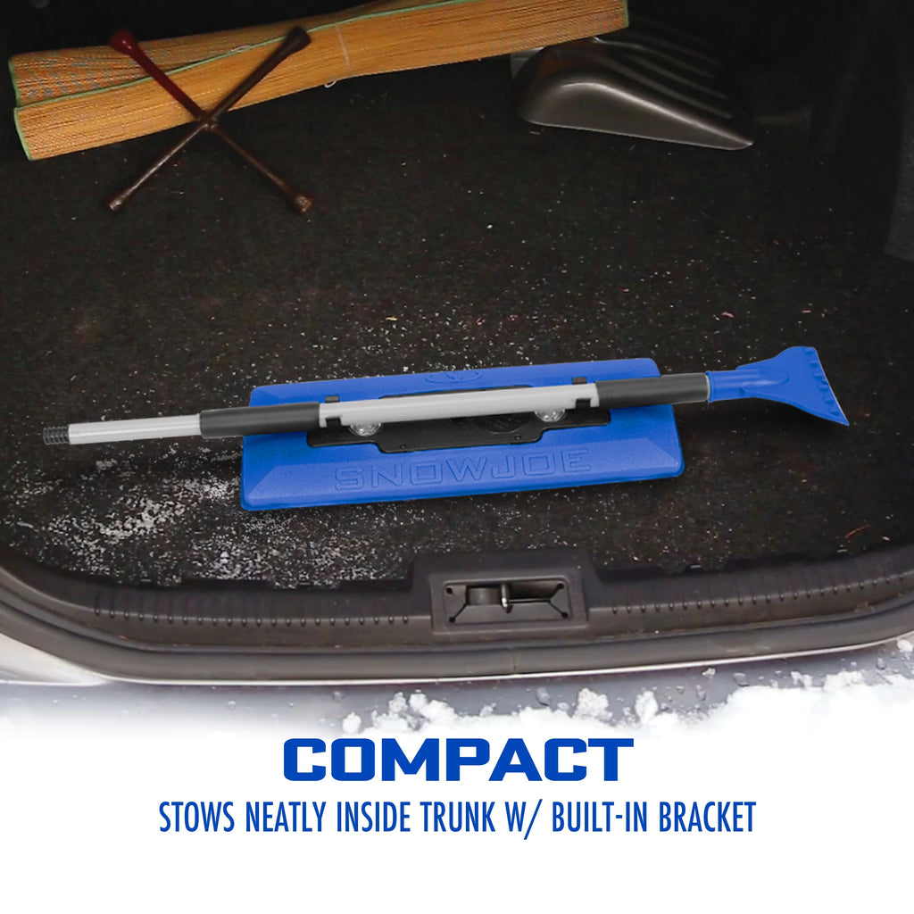 4-in-1 Telescoping Snow Broom with Ice Scraper and LED Lights W72876