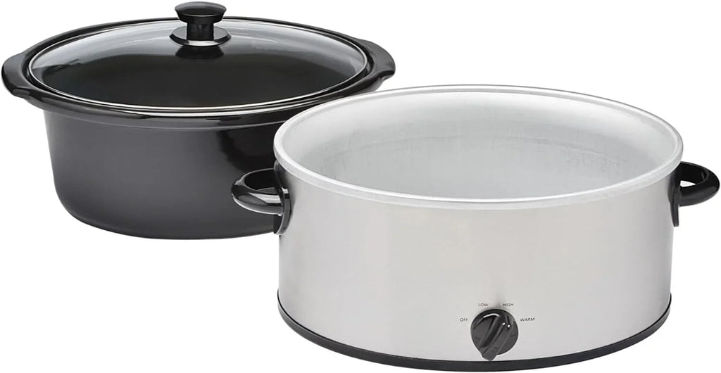 6 Quart Oval Slow Cooker with Glass Lid G54484