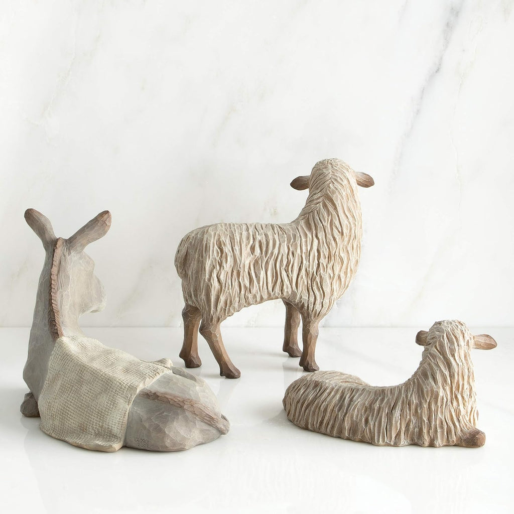 Gentle Animals of The Stable Nativity Figures, 3-Piece Set U761