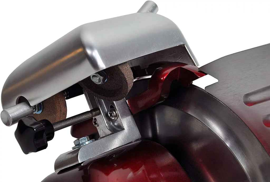 Commercial 320W Electric Meat Slicer 10-Inch with Non-sticky Teflon Blade N52571
