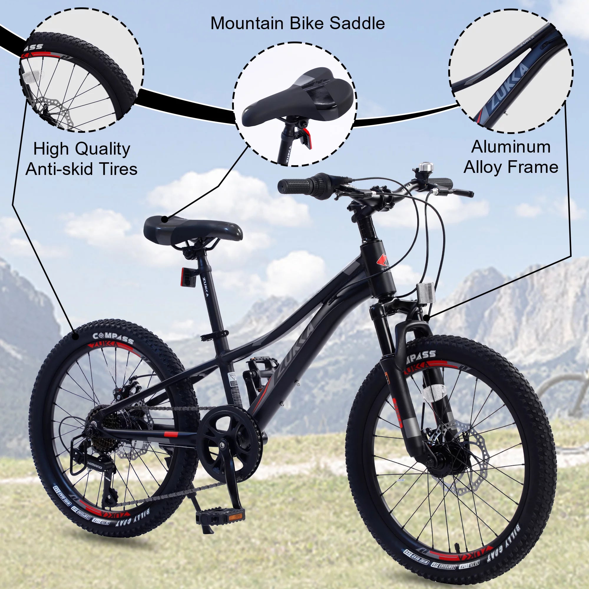 20 inch Kids Mountain Bike Aluminum Alloy Frame K206306