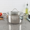 Classic Cuisine 6 Quart Stock Stainless Steel Pot with Lid