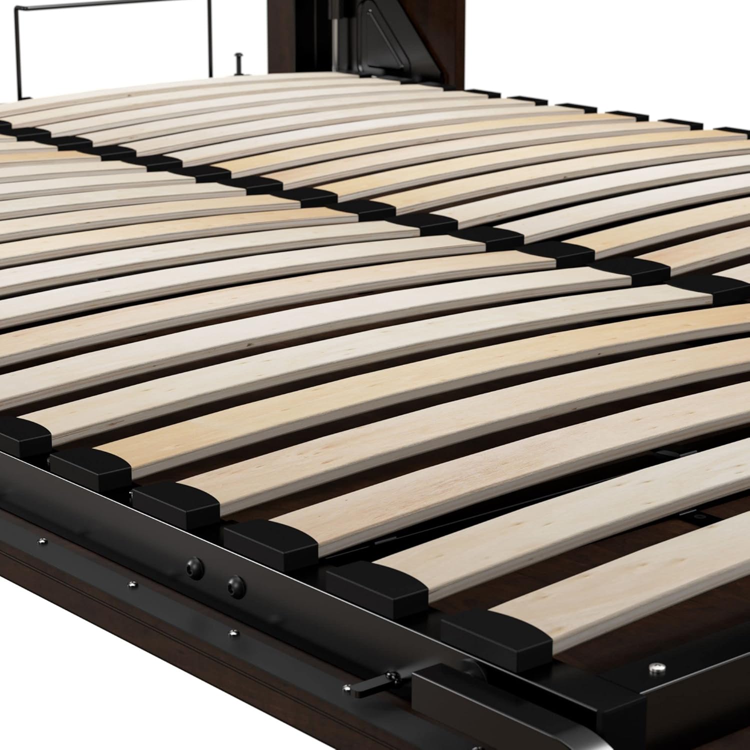 Wall Bed for Multi-Purpose Room, Full Size, Chocolate W305