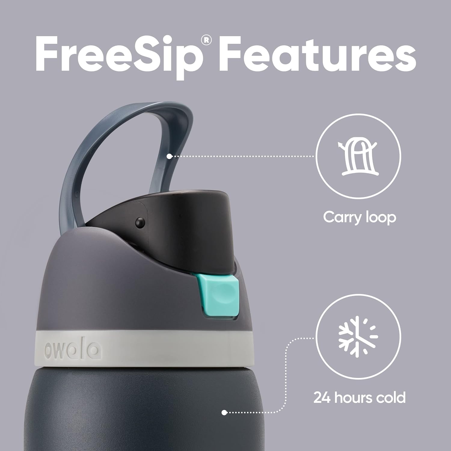 Insulated Stainless Steel Water Bottle with Silicone Boot J76910