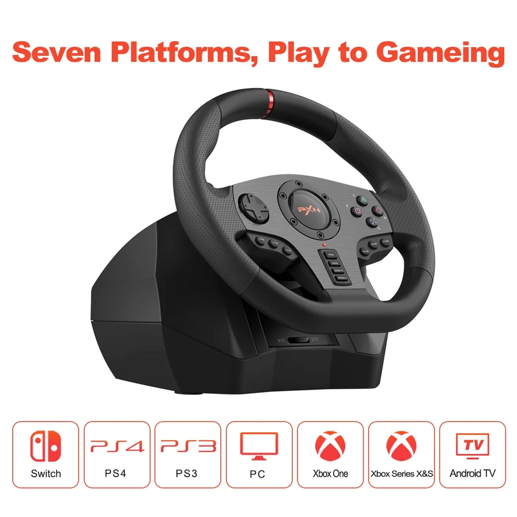 Racing Steering Wheel for Xbox, PS4, PC, Switch R281061