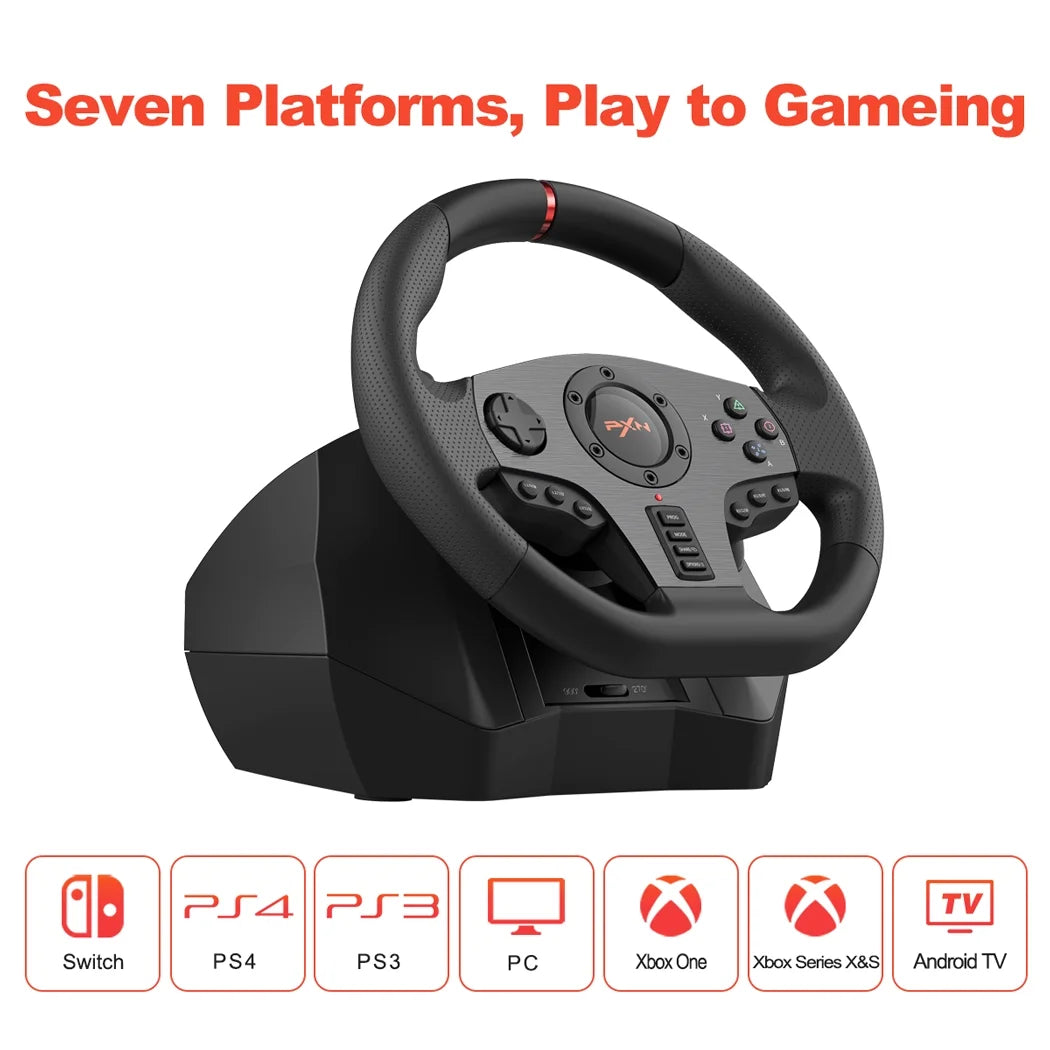 Racing Steering Wheel for Xbox, PS4, PC, Switch R281061