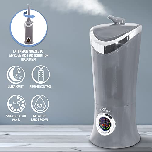 Ultrasonic Cool Mist Humidifier 1.7 Gallon with Five Mist Settings Z372