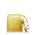 Thymes Large Candle - 16 Oz - Scented Candle for a Fresh Home Fragrance - Blue Colored Glass Candle Jar - Washed Linen