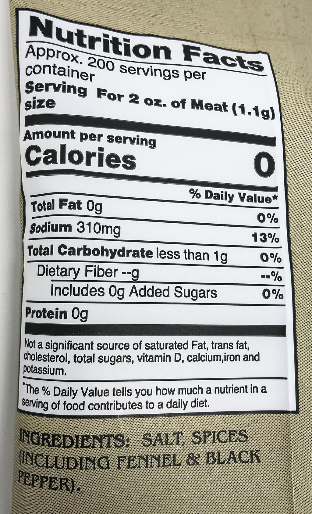 Mild Italian Sausage Seasoning, 8 Ounce T1733