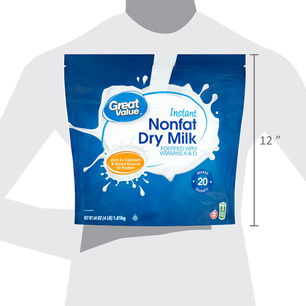 Instant Nonfat Dry Milk, 64 oz Bag K312