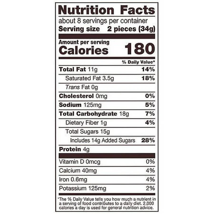 Peanut Butter Hearts Candy Bag 9.6 OZ Pack of 2 M8917