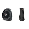 Vornado VH2 Whole Room Space Heater, Linen & MVH Vortex Heater with 3 Heat Settings, Adjustable Thermostat, Tip-Over Protection, Auto Safety Shut-Off System, Whole Room, Black
