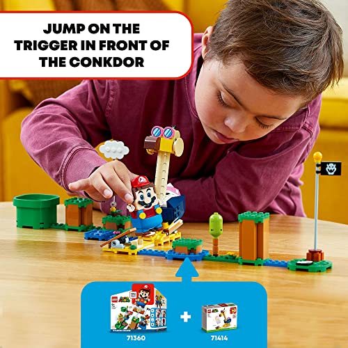Super Mario Conkdor's Noggin Bopper Expansion Set, Buildable Toy for Kids 6 Plus P88324
