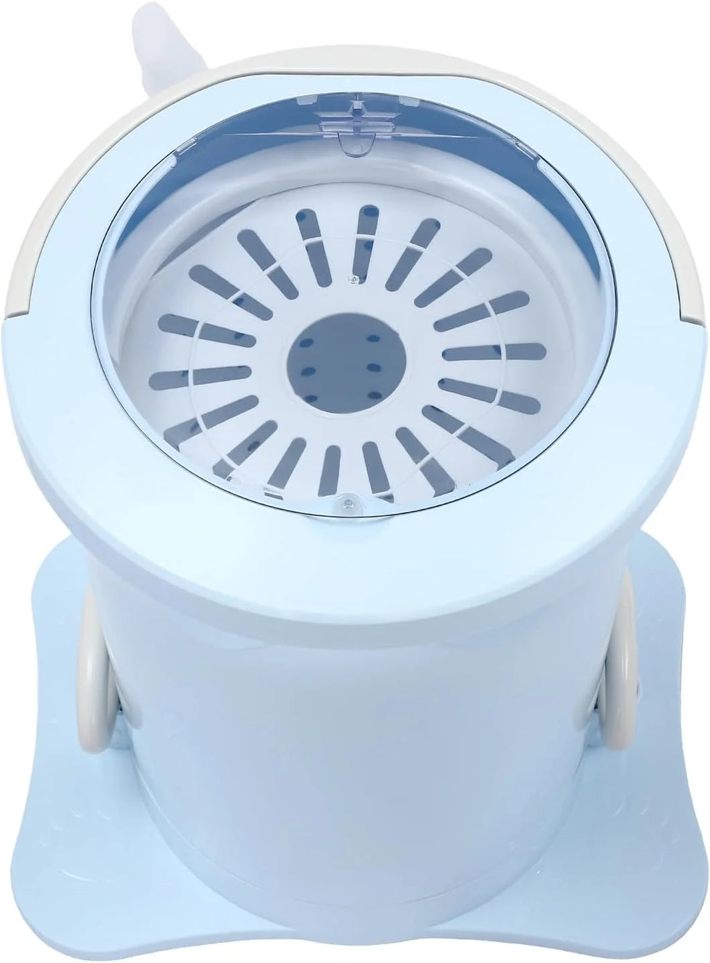 Manual Clothes Dryer, 12L Spin Dryer Foot Powered with Drain Hose, Compact for Apartments, Dorms, Travel P931057