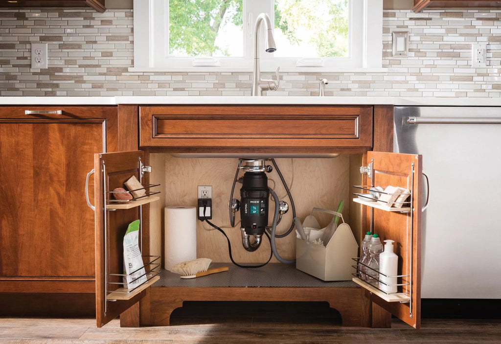 Garbage Disposal, 1/2 HP, Continuous Feed, Power Cord Included L4687