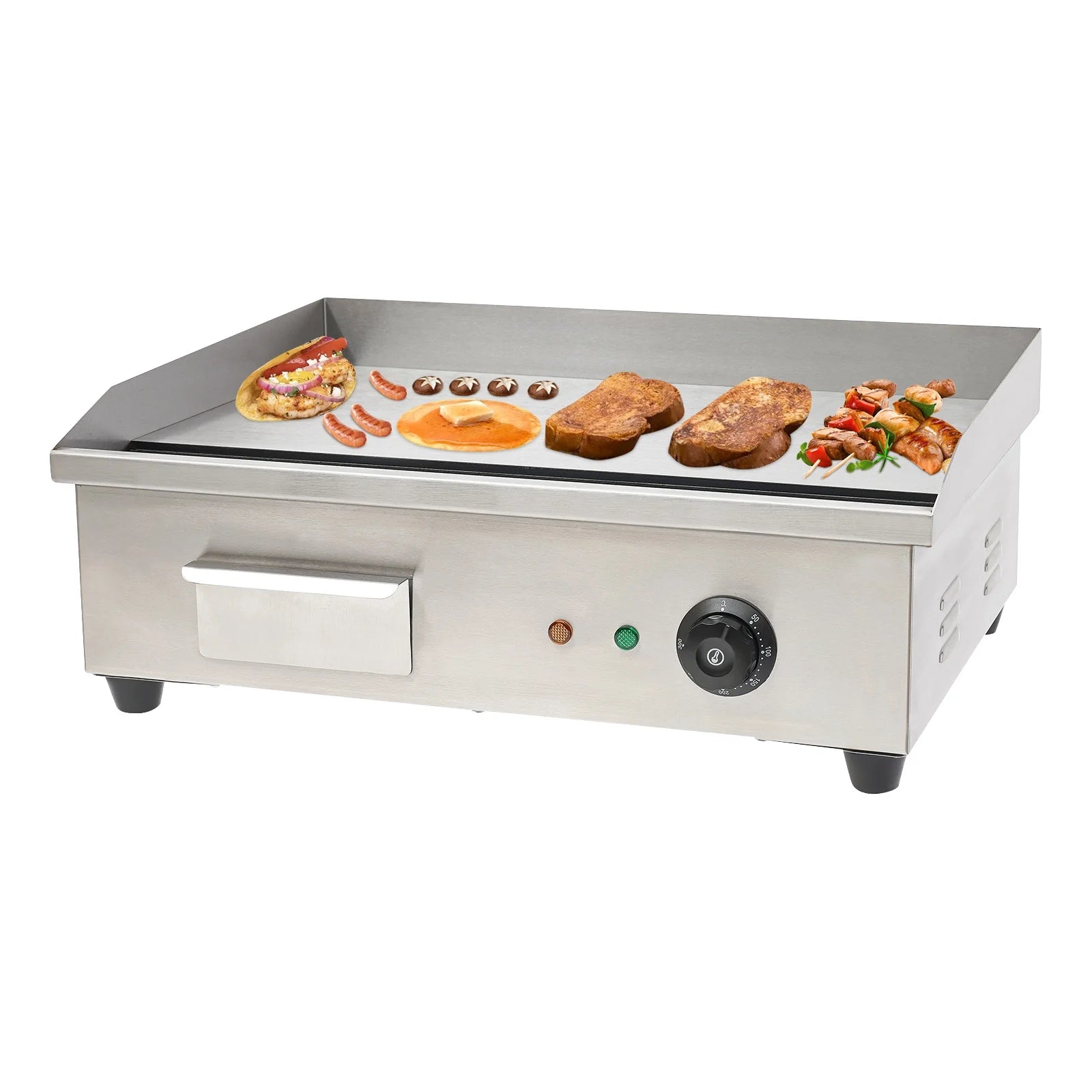 Electric Countertop Griddle Flat Top Grill 22 Inch F682