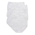 Hanes Women's High-Waisted Brief Panties, 6-Pack, Moisture-Wicking Cotton Brief Underwear (Colors May Vary)