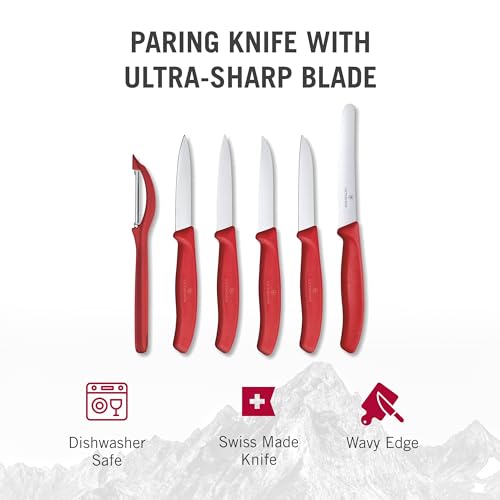 Swiss Classic Knife Set Red, 6-Piece O54944