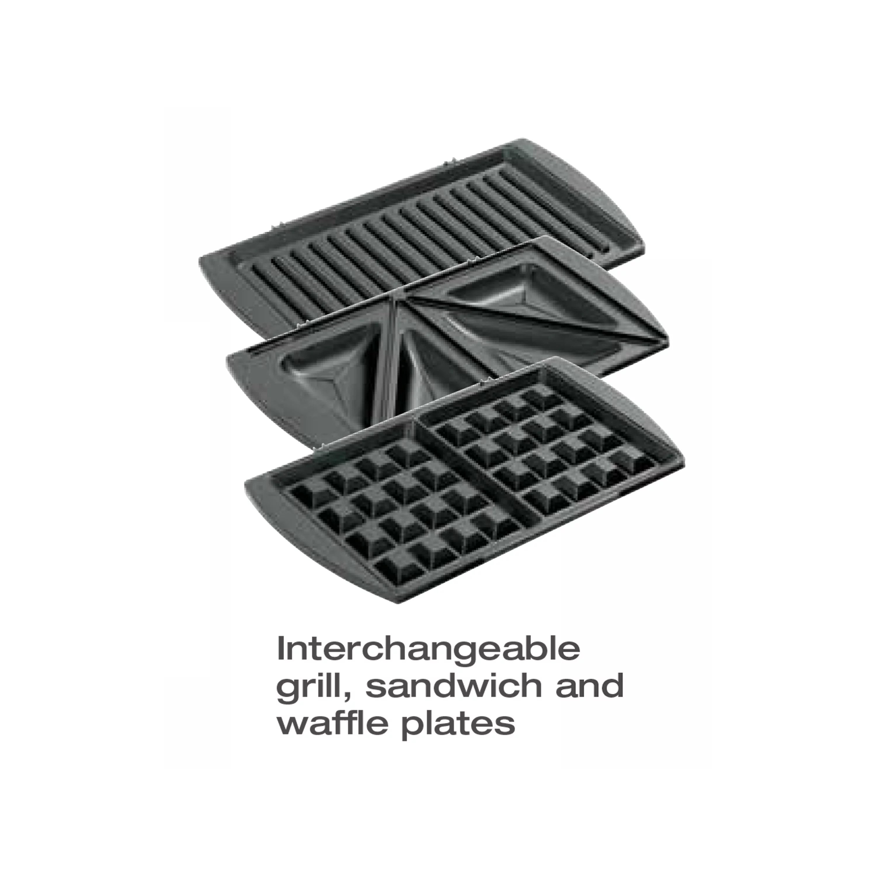 3 in 1 Grill, Sandwich & Waffle Maker T2428