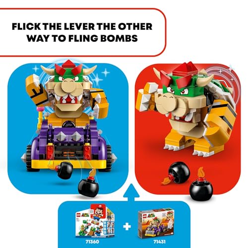 Bowser’s Muscle Car Expansion Set, Collectible Toy for Kids Ages 8 and Up K3741