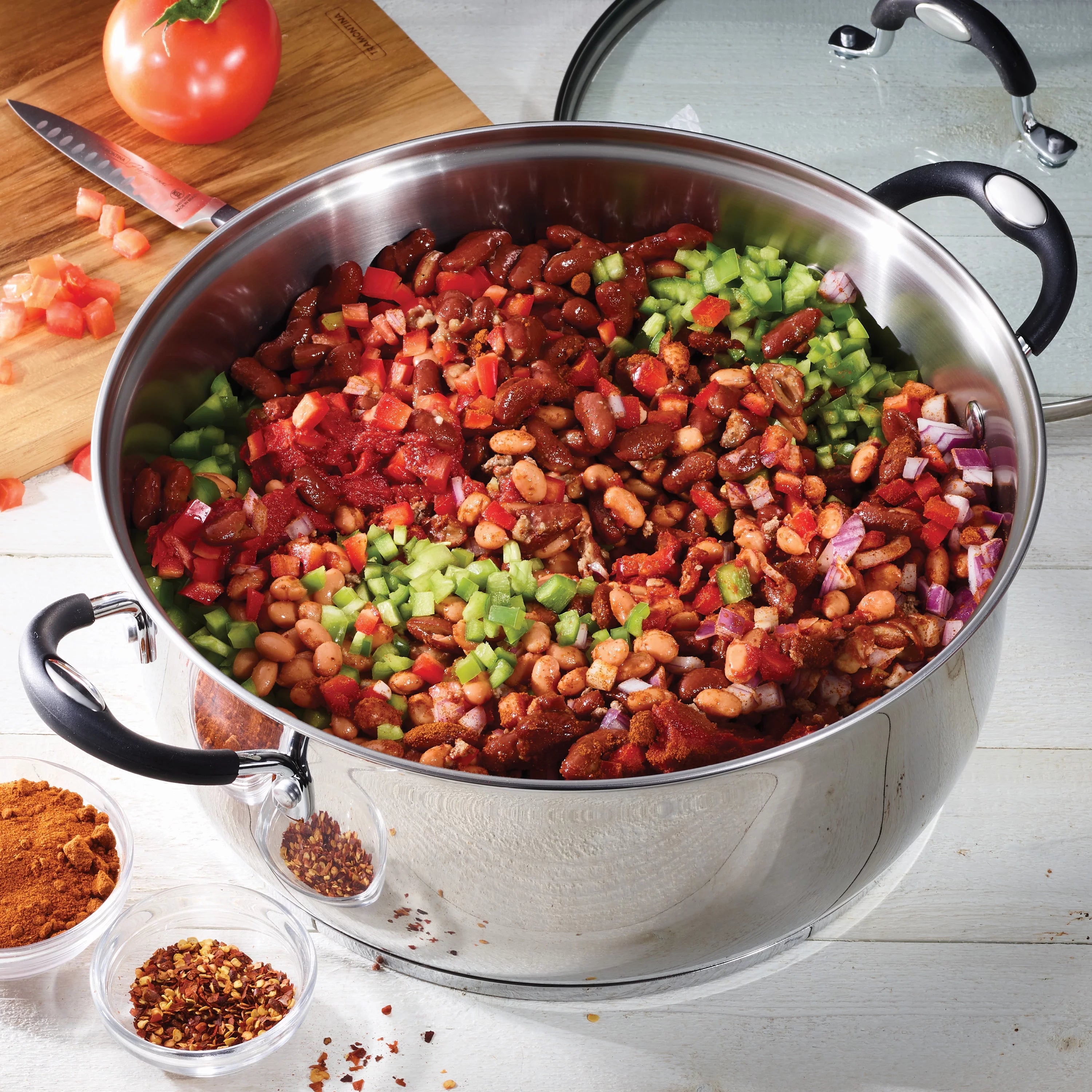 9 Quart Stainless Steel Dutch Oven X468278
