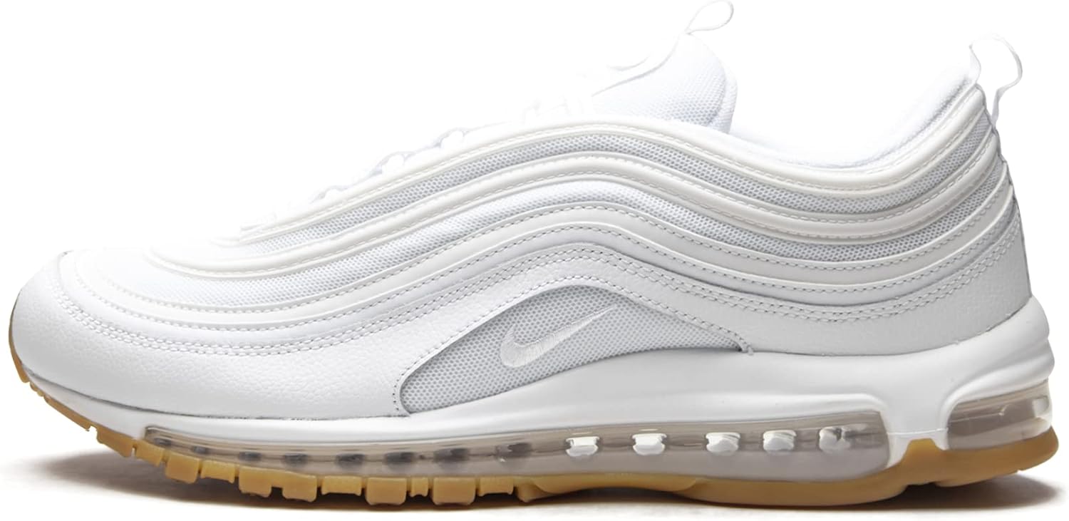 Nike Mens Air Max 97 DJ2740 100 White/Gum - Size 8