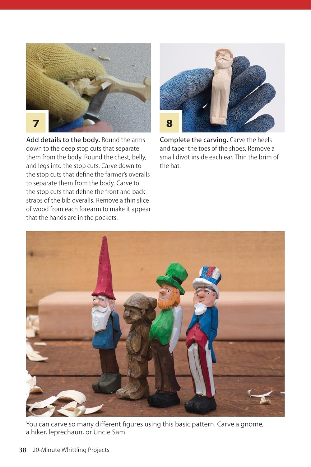 Whittling Projects: Step-by-Step Carving Guide with Photos F91275