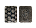 Creative Co-Op 3.75" Rectangle Stoneware Dish (Set of 2 Patterns)