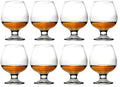 Collection 8 Piece Glass Set - For Drinking Brandy, Bourbon, and Wine (Brandy (13.25 oz))