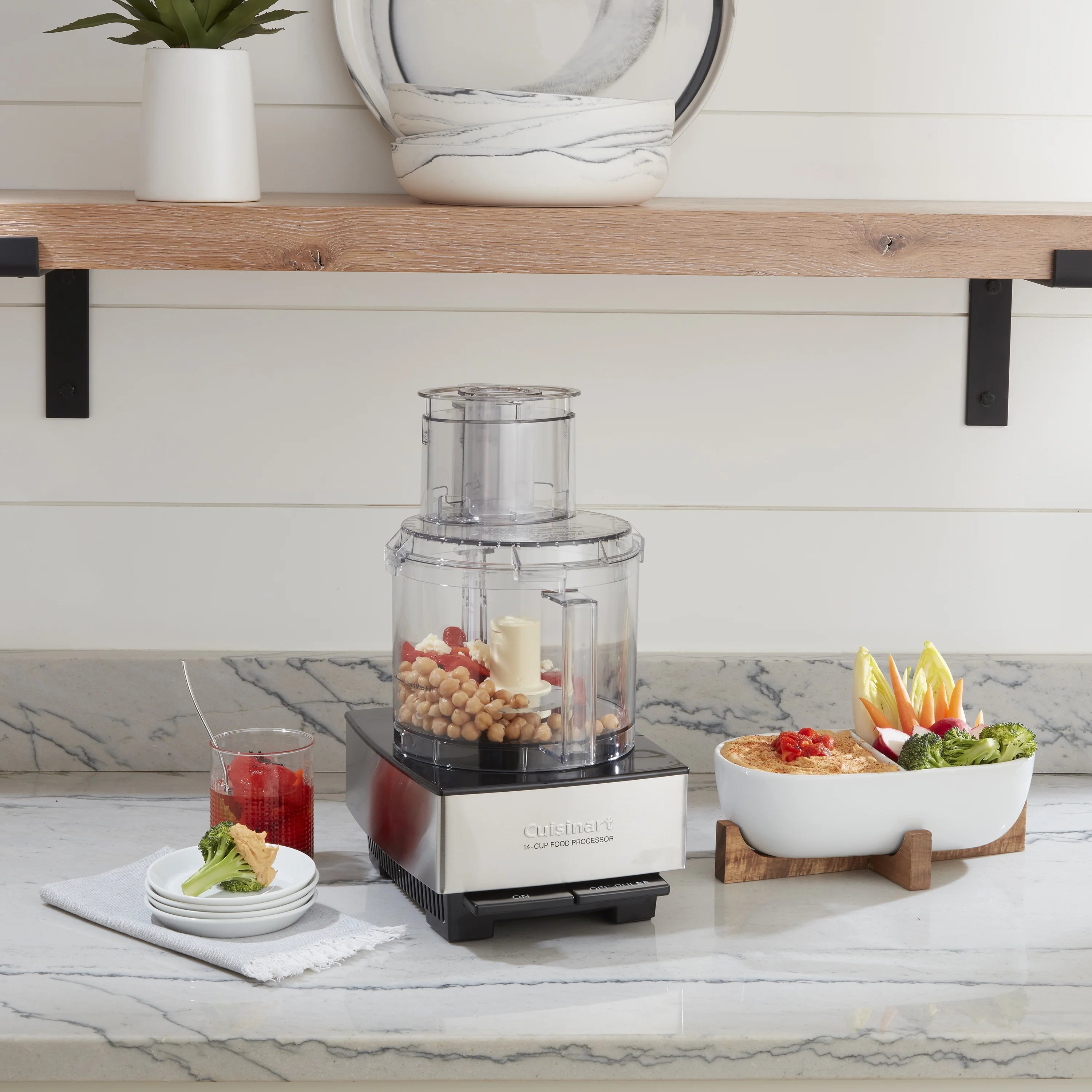 14 Cup Food Processor, Brushed Stainless Steel P4915