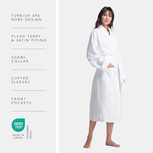 Womens Turkish Terry Spa Robe N892