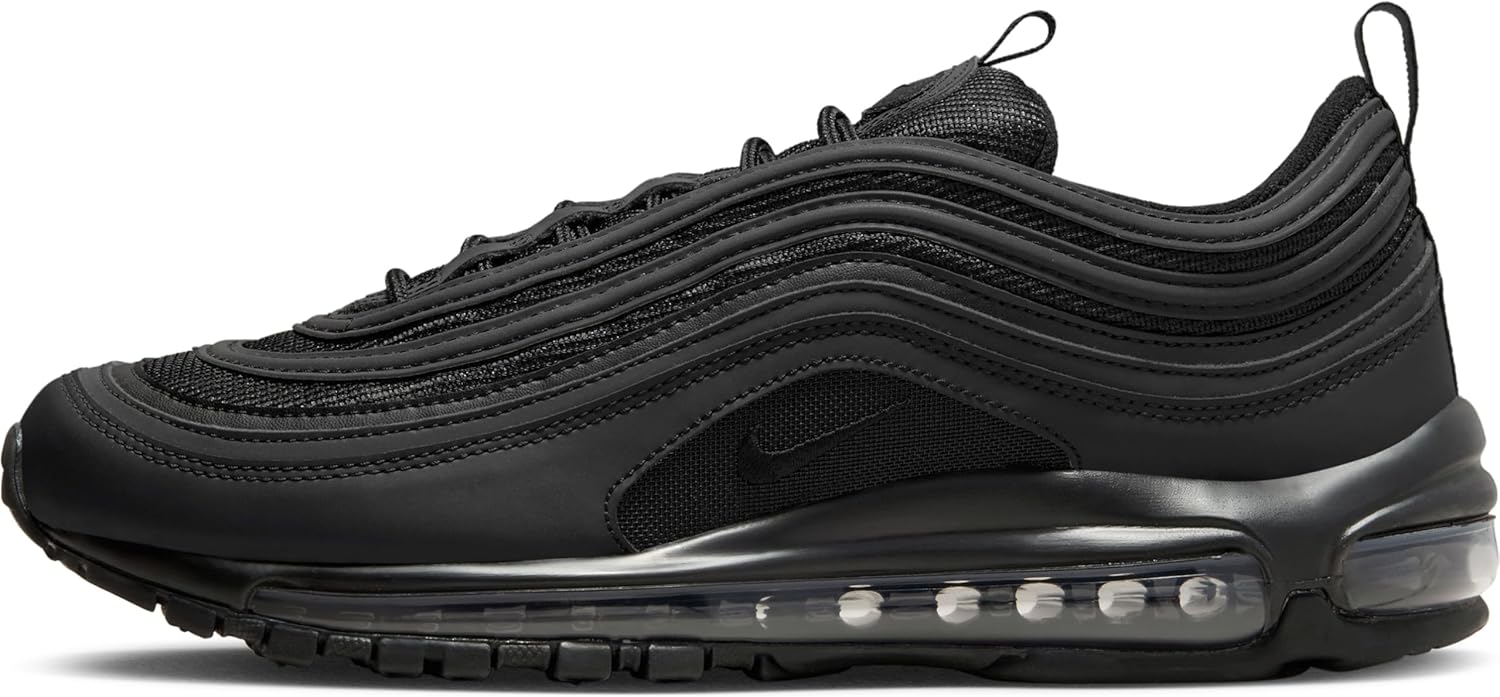 Nike Air Max 97 (Black/Black-White 10.5)