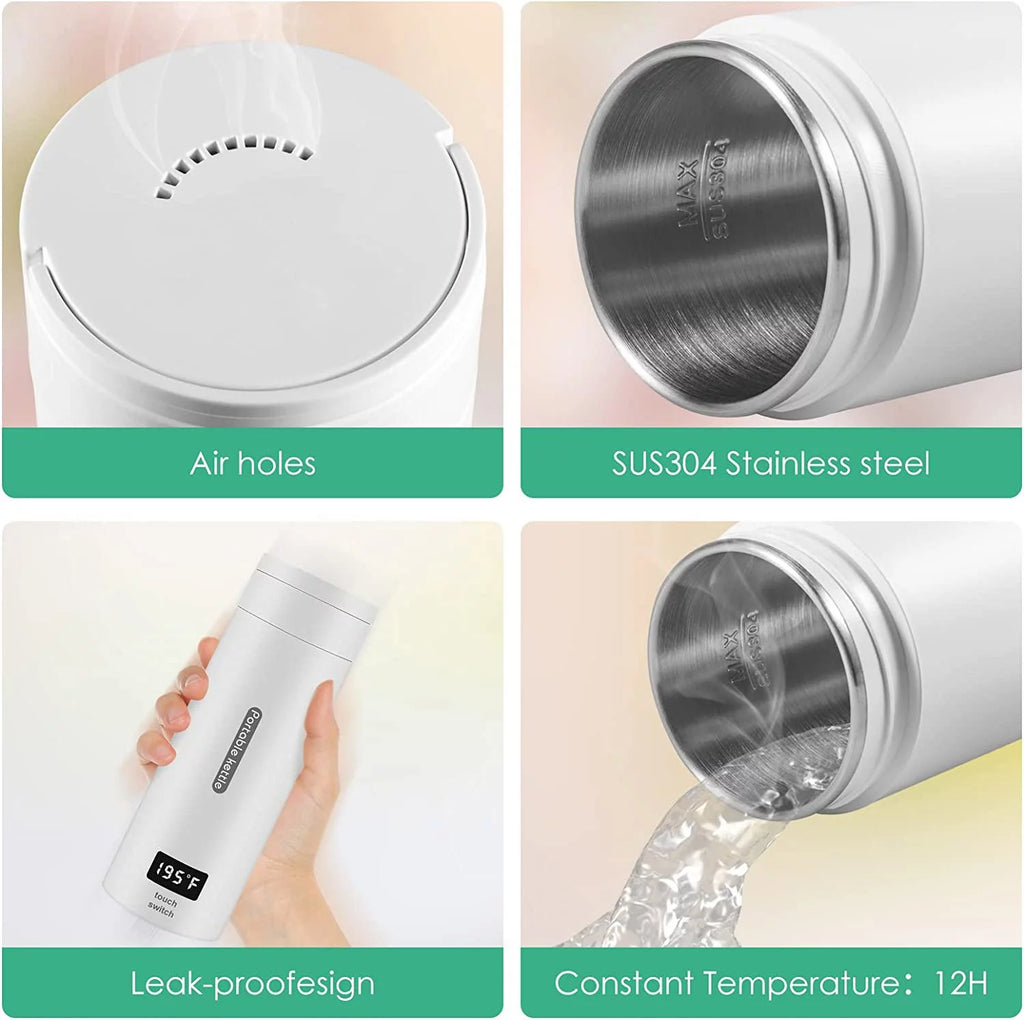 Portable Electric Kettle 380ML with Auto Shut-Off Z7680