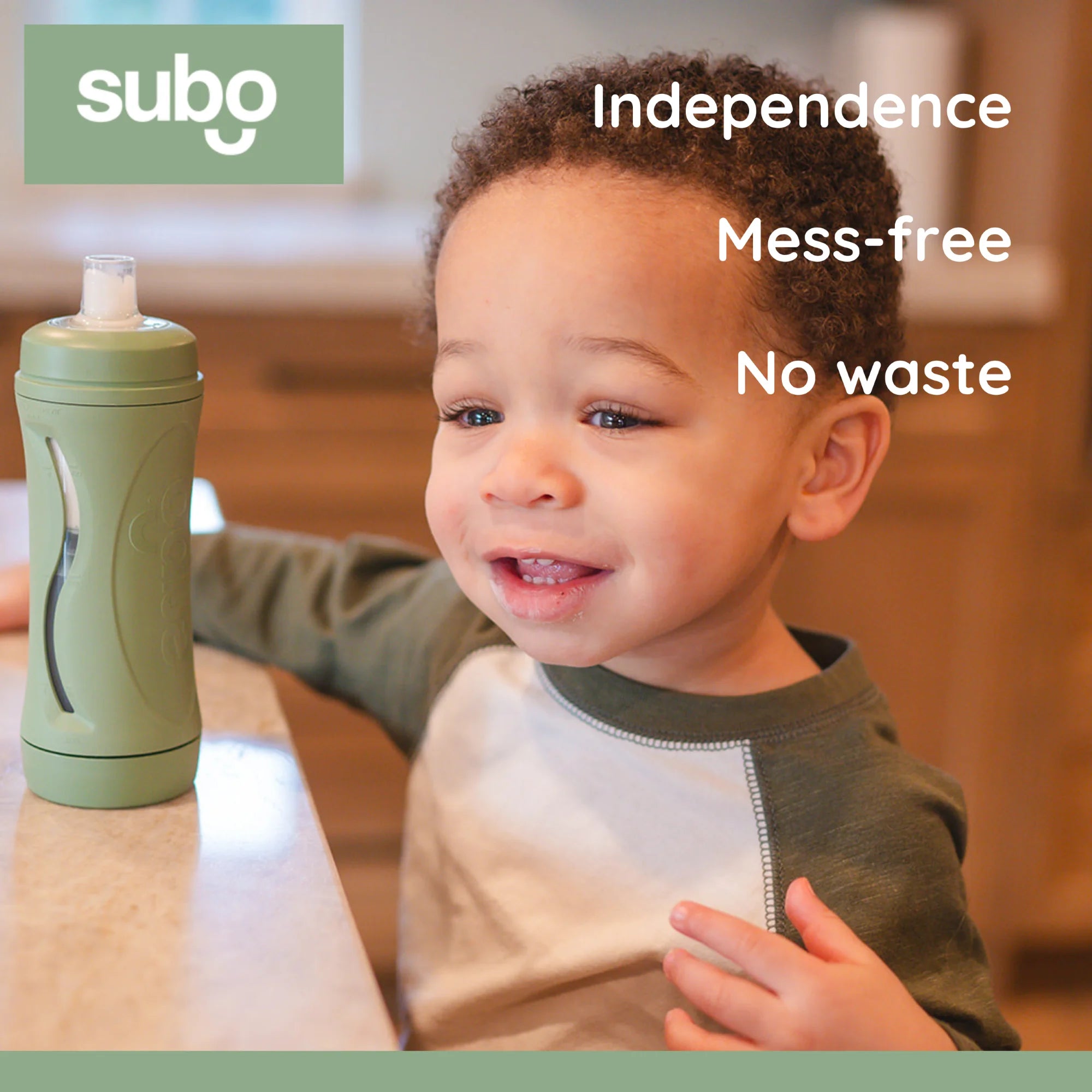 Baby Food Bottle Self Feeder with Squeeze Free Design D8102