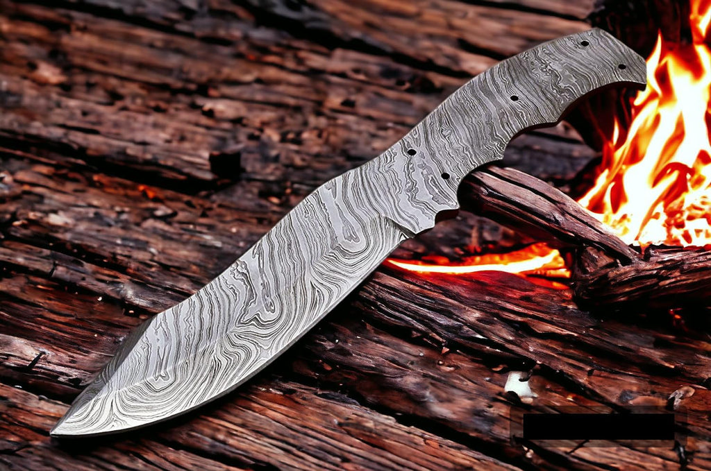 Damascus Steel Full Tang Blank Blade for Knife Making C435191