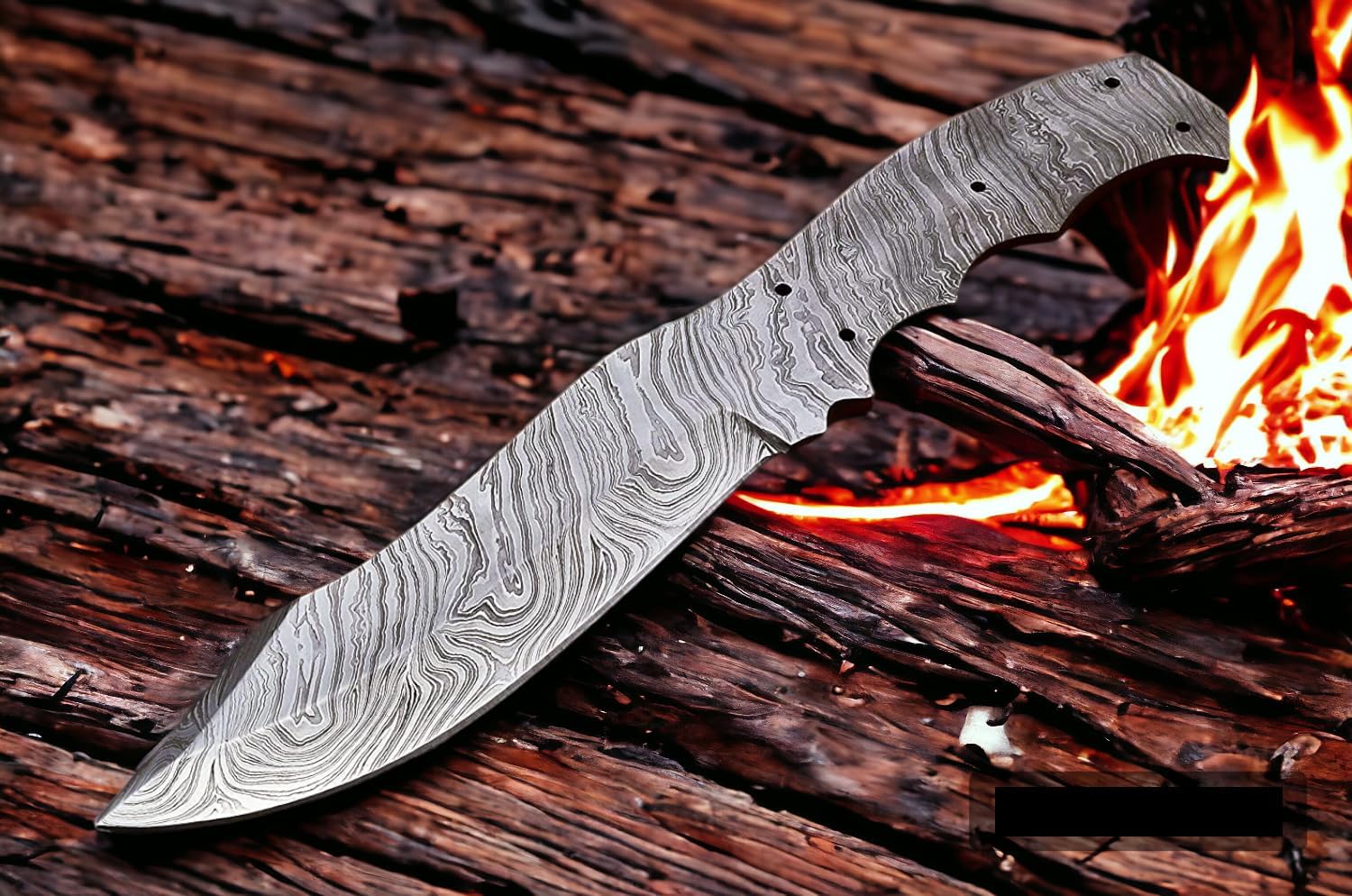 Damascus Steel Full Tang Blank Blade for Knife Making C435191