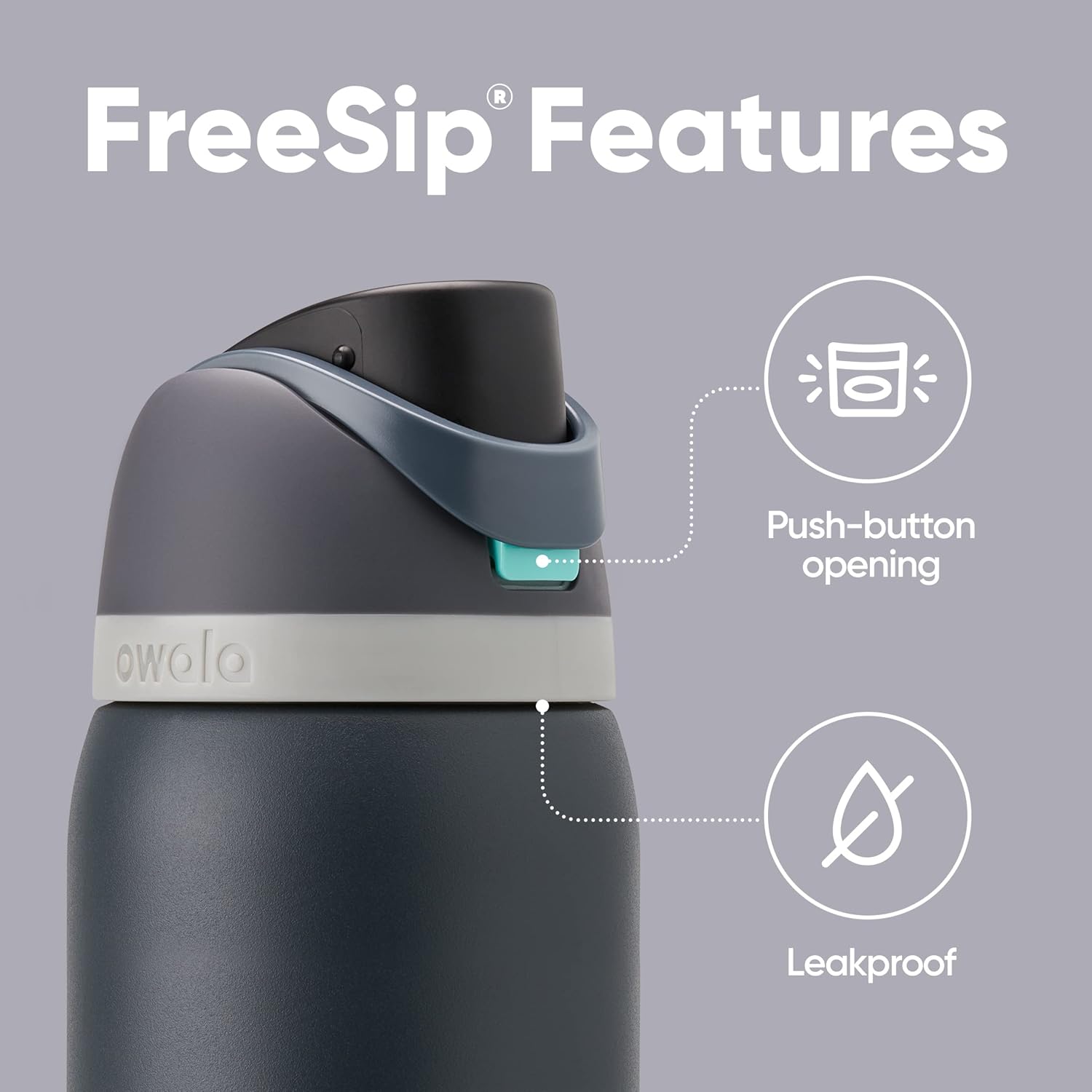Insulated Stainless Steel Water Bottle with Silicone Boot J76910