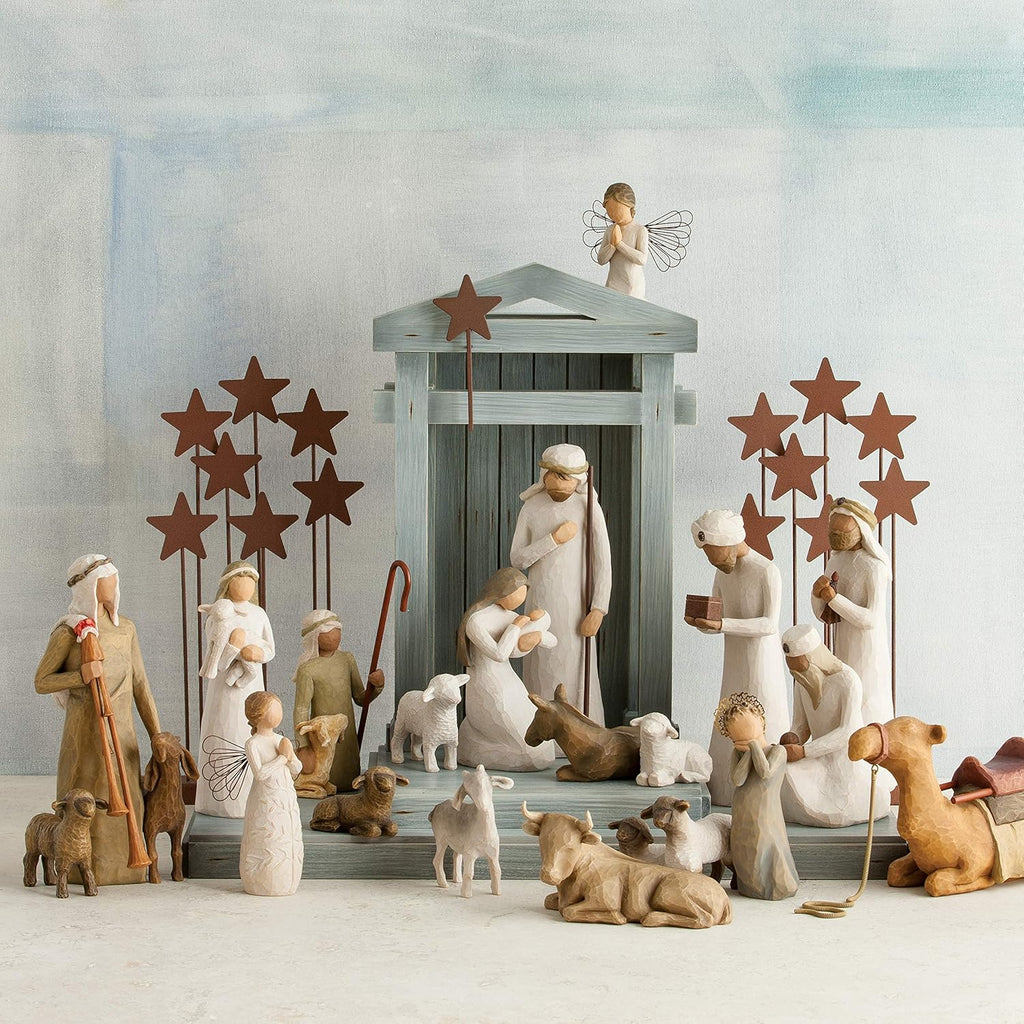 Nativity backdrop, hand-painted U66810