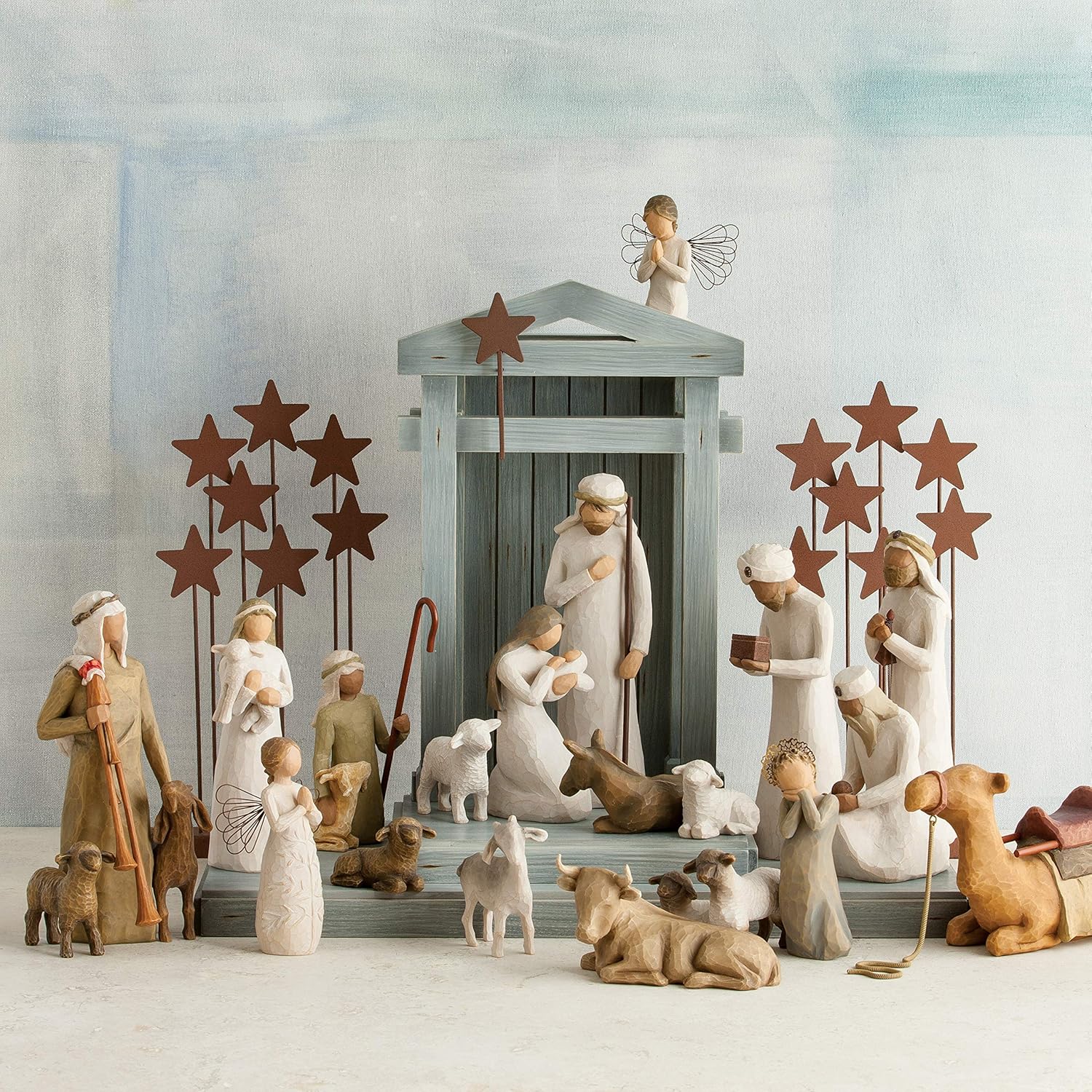 Nativity backdrop, hand-painted U66810